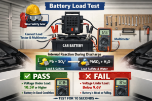 Battery Load Test Voltage Chart: Pass Vs. Fail Results